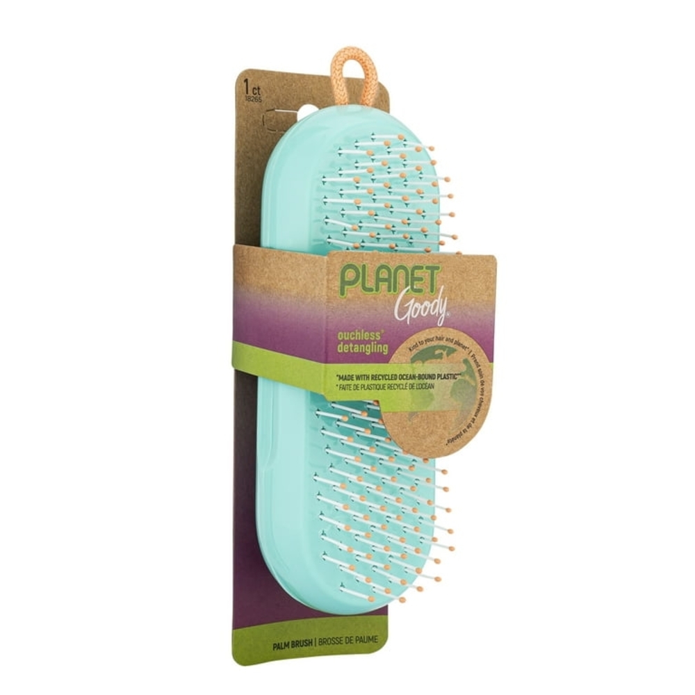 Goody Planet Goody® Ocean Rescue Palm Women's Hair Brush Orange & Teal, 1 CT